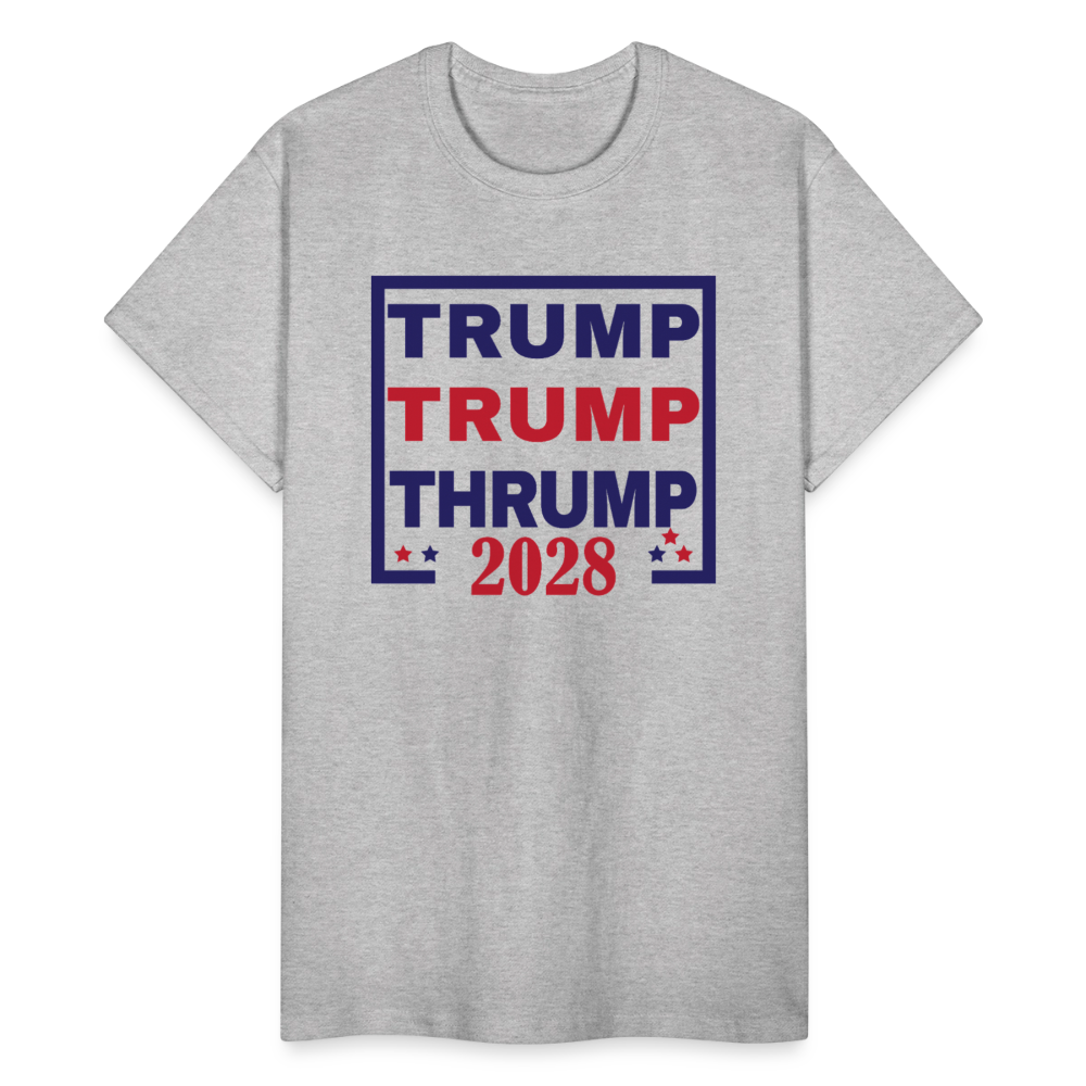Trump Trump Thrump 2028 Gildan Ultra Cotton Adult T-Shirt - heather gray