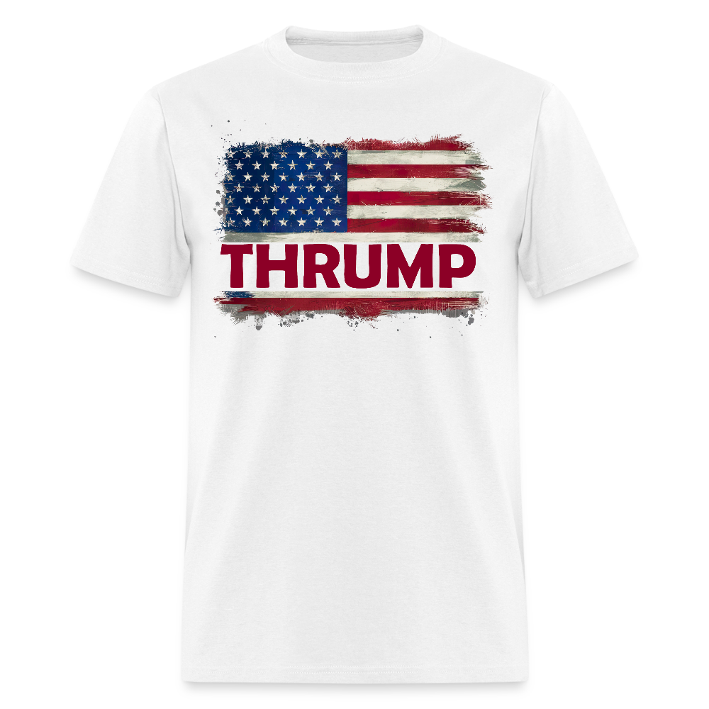 Thrump - Trump 3rd Term American Flag Unisex Classic T-Shirt - white