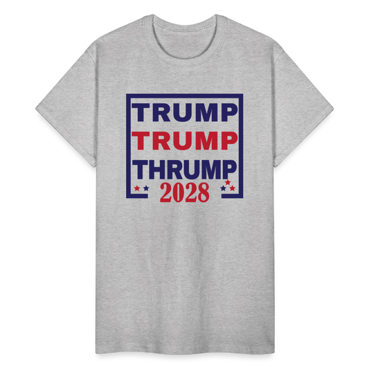 Trump Trump Thrump 2028 Gildan Ultra Cotton Adult T-Shirt - heather gray