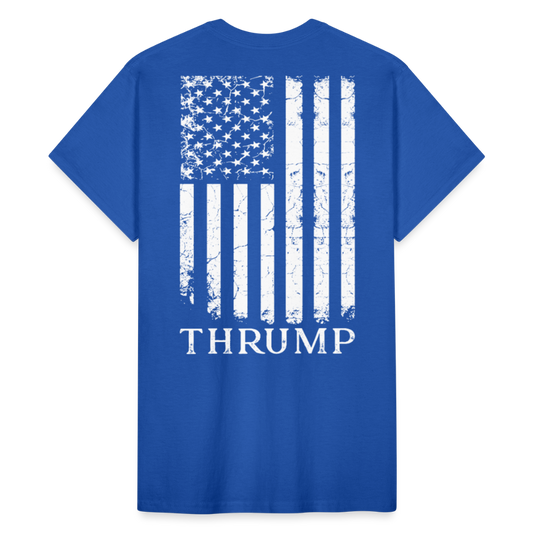 Thrump Flag Gildan Ultra Cotton Adult T-Shirt - royal blue