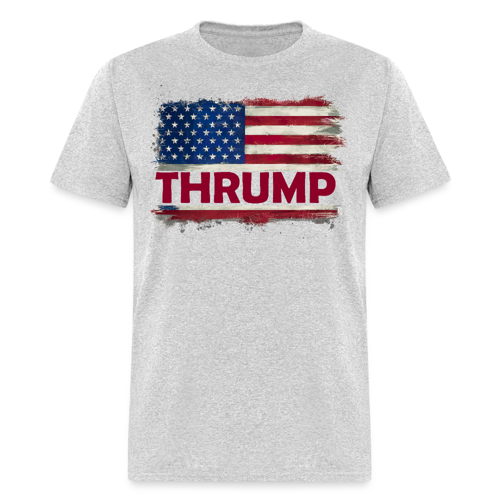 Thrump - Trump 3rd Term American Flag Unisex Classic T-Shirt - heather gray
