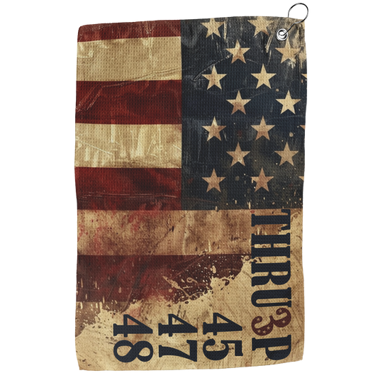 Thru3p_Golf_Towel_Front_Vertical_Mockup.png