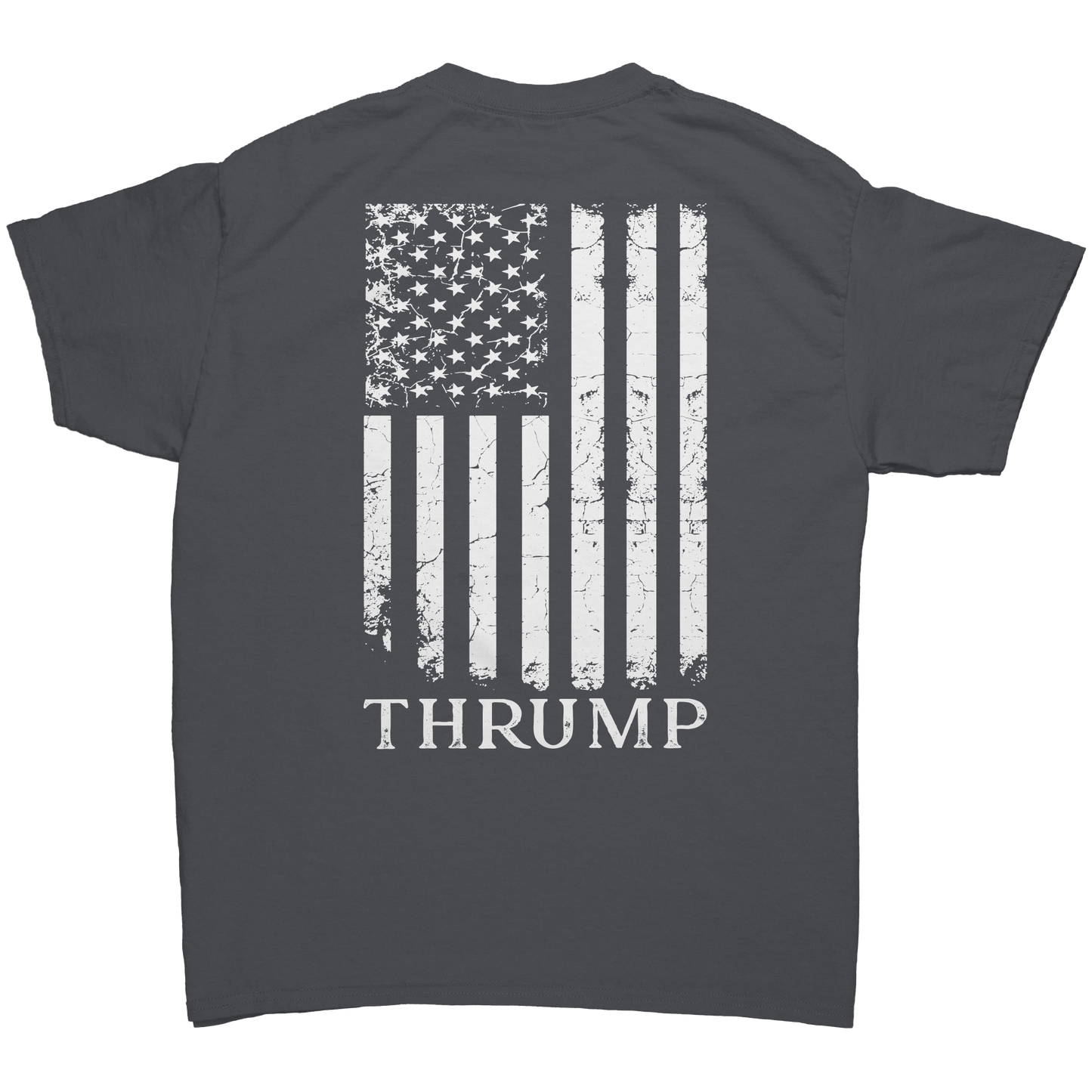 Thrump_American_Flag_T-Shirt_Charcoal_Back_Mockup.png