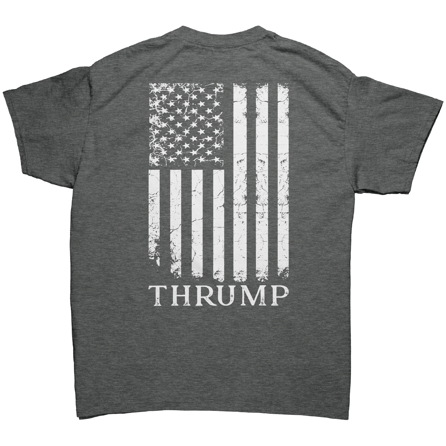 Thrump_American_Flag_T-Shirt_Graphite_Heather_Back_Mockup.png